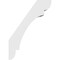 Ekena Millwork 3 1/2-in. W x 10-in. D x 14-in. H Olympic Architectural Grade PVC Knee Brace BRCP035X10X14OLY - alternate 4